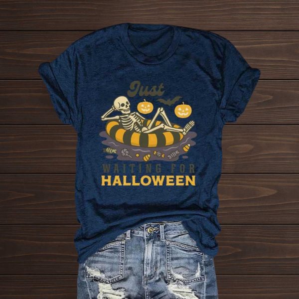 Just Waiting For Halloween Shirt