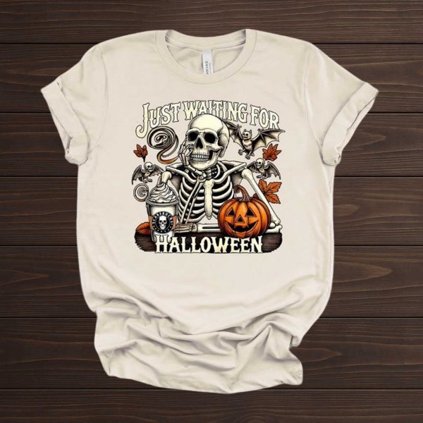 Just Waiting On Halloween T Shirt