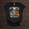 Just Waiting On Halloween T Shirt