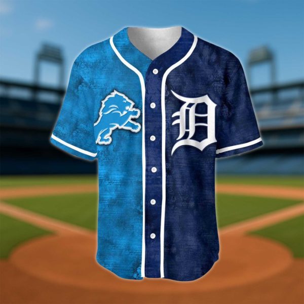 Lions and Tiger Baseball Jersey 2025 1