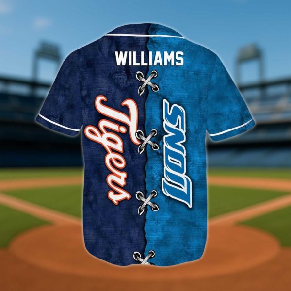 Lions and Tiger Baseball Jersey 2025 2
