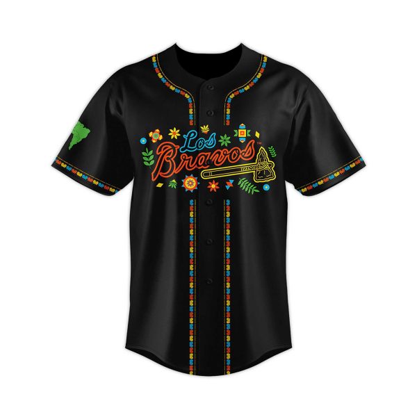 Los Bravos Night Braves Baseball Jersey 2025
