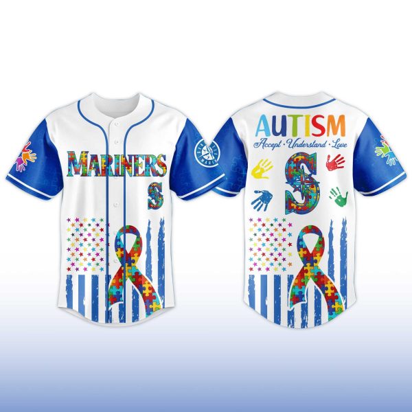 Mariners Autism Awareness Month Jersey 2025 1