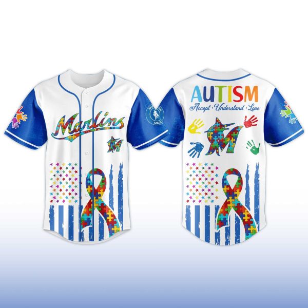 Marlins Autism Awareness Month Jersey 2025 1