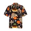 Mummy And Bags Of Sweets Halloween Hawaiian Shirt 1