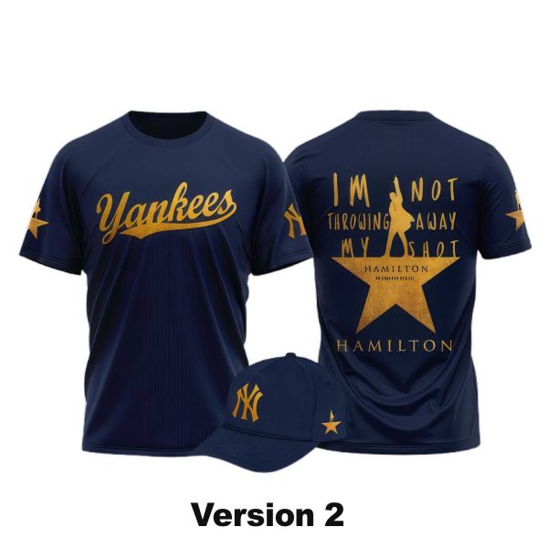 New York Yankees Hamilton Night T Shirt 2025