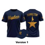 New York Yankees Hamilton Night T-Shirt 2025