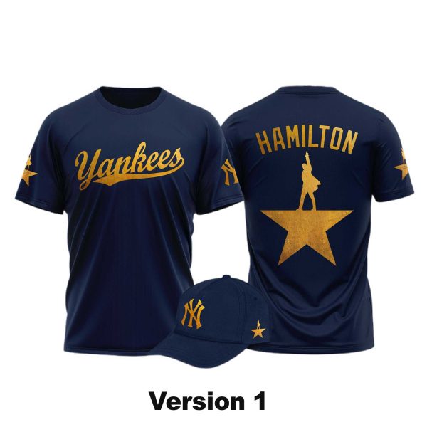New York Yankees Hamilton Night T Shirt 2025