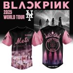 Mets World Tour 2025 Blackpink Baseball Jersey