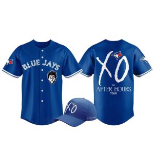 Toronto Blue Jays The Weeknd After Hours Tour Jersey 2025 1