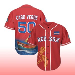 Boston Red Sox Cabo Verde Celebration Jersey Giveaway 2025