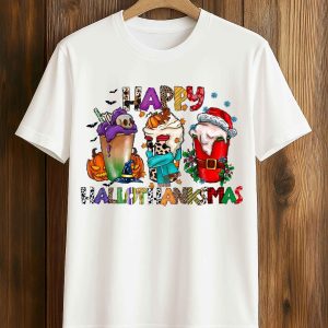 Happy Hallothanksmas Coffee Delights Shirt