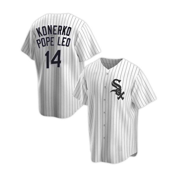 Paul Konerko Wears Pope Leo XIV Jersey 2025