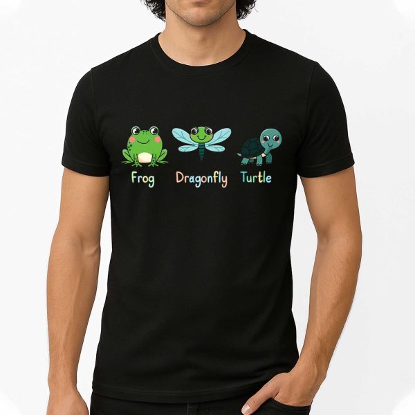Peter Shankman Wears Frog Dragonfly Turtle Shirt