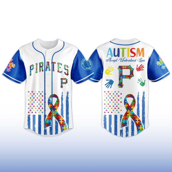 Pirates Autism Awareness Month Jersey 2025 1