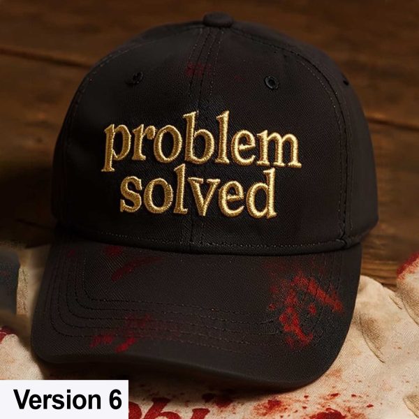 Problem Solved Bloodstained Hat