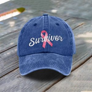 Breast Cancer Survivor Print Baseball Cap 2