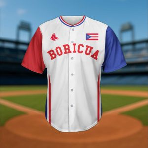 Boston Red Sox Puerto Rican Celebration Jersey 2025 Giveaway