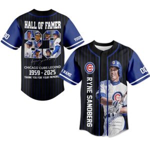 Hall Of Famer Chicago Cubs Legend 1959 2025 Thank You For Your Memories Jersey 2025 3