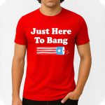Rex Ryan Wears Just Here To Bang Shirt