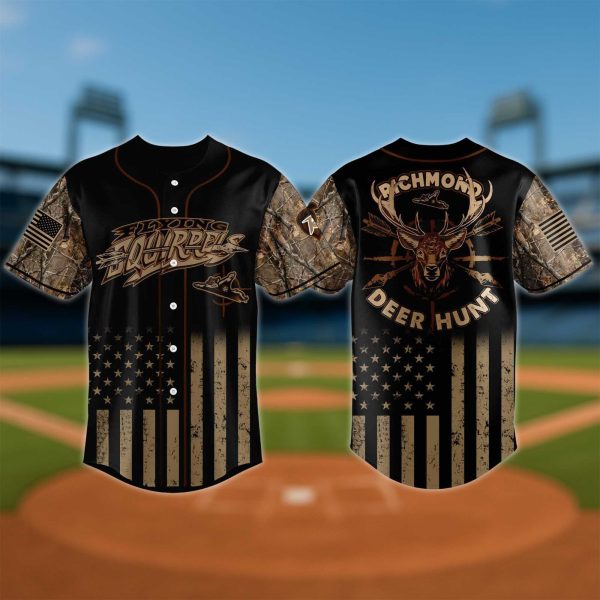 Richmond Flying Squirrels x Hunting Baseball Jersey 2025 1