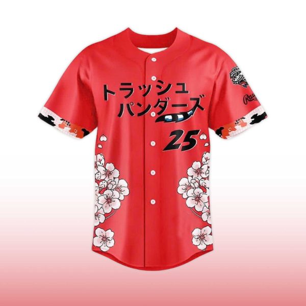 Rocket City Trash Pandas Japan Baseball Jersey 2025 2