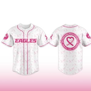 Philadelphia Eagles Supporting Breast Cancer Awareness Jersey 2025 3