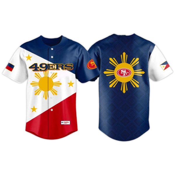 San Francisco 49ers Celebrating Filipino Heritage Night Jerseey 2025
