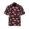 Scary Pumpkin Bat Halloween Hawaiian Shirt 1