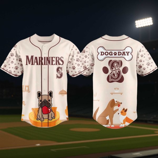 Seattle Mariners International Dog Day Jersey 2025 1