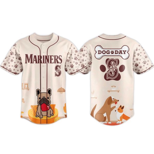 Seattle Mariners International Dog Day Jersey 2025 3