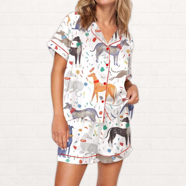 Sighthound Silky Satin Pajama Set 3