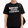 Tenney Wears Bigfoot Hates Fascists Shirt