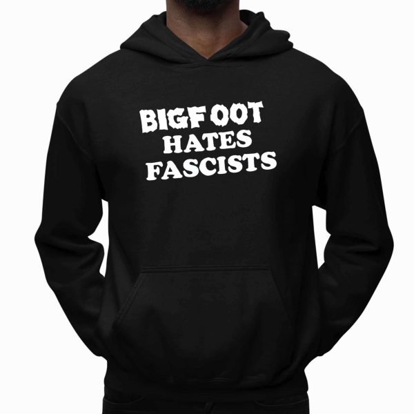 Tenney Wears Bigfoot Hates Fascists Shirt