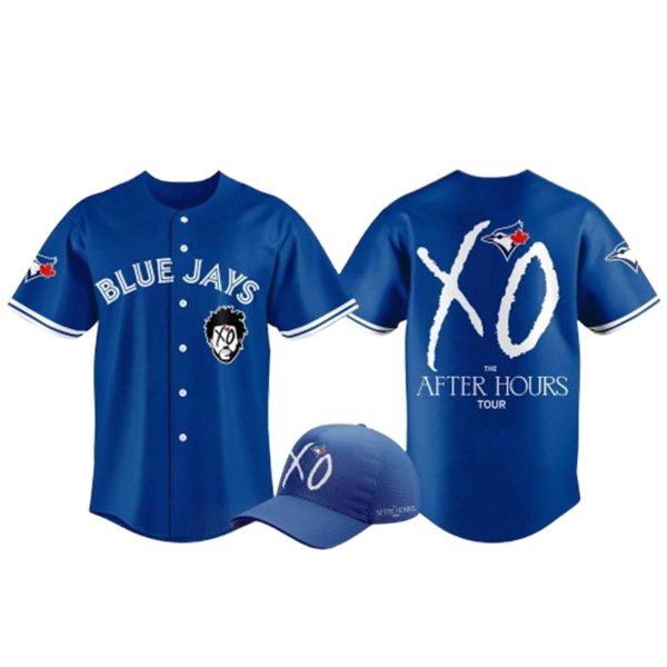 Toronto Blue Jays The Weeknd After Hours Tour Jersey 2025 1