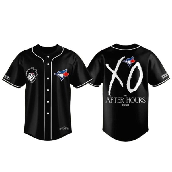 Toronto Blue Jays The Weeknd After Hours Tour Jersey 2025 4