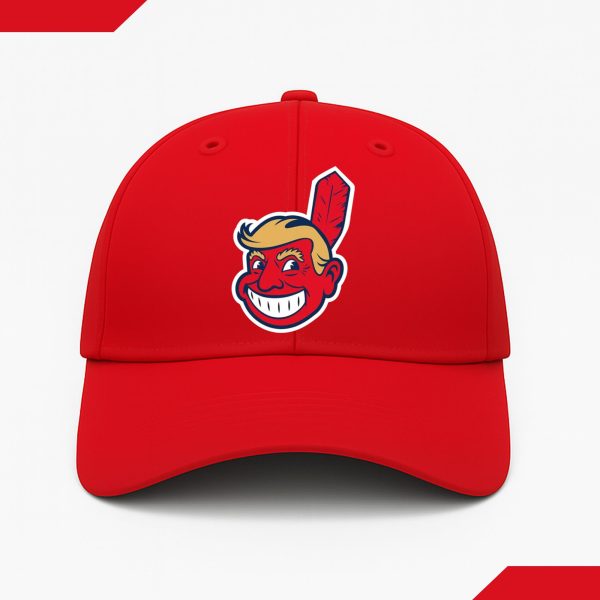 Trump Chief Wahoo Make Indians Great Again Cap 2025