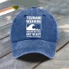 Tsunami Warning California Baseball Cap 1