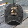 Tsunami Warning California Baseball Cap 3