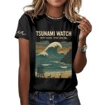 Tsunami Watch Stay Calm Stay Online Shirt