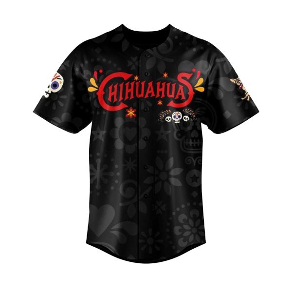 El Paso Chihuahuas Día de los Muertos Baseball Jersey 2025