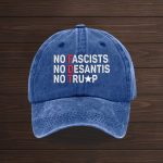 No Fascists No DeSantis No Trump FDT Hat