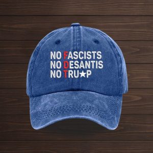 No Fascists No DeSantis No Trump FDT Hat