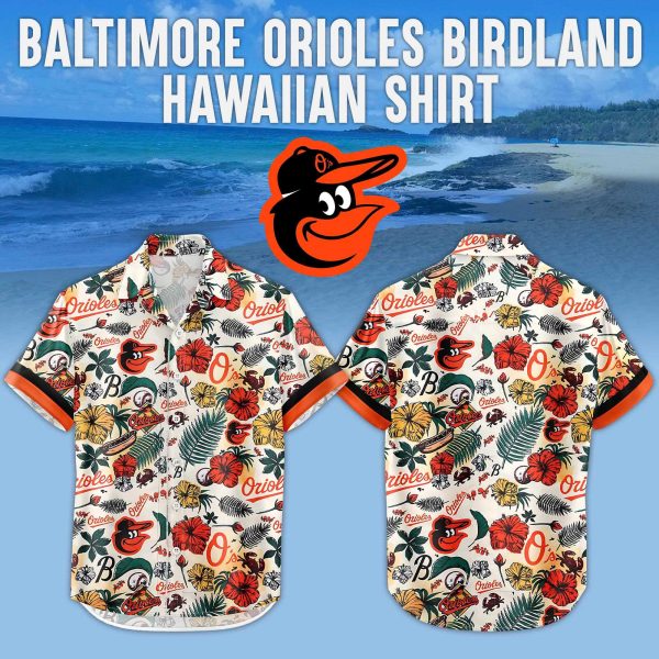 Baltimore Orioles 2025 Birdland Hawaii Shirt