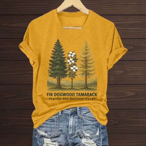 Protect Our National Parks Fir Dogwood Tamarack Shirt