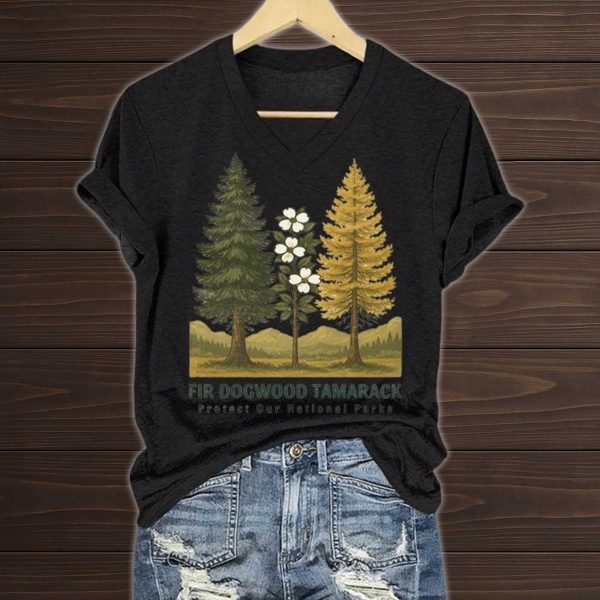 Protect Our National Parks Fir Dogwood Tamarack Shirt