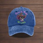Cinco De Mayo Let's Fiesta Skull Sombrero Baseball Cap