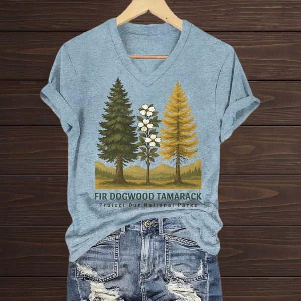 Protect Our National Parks Fir Dogwood Tamarack Shirt