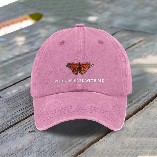 Are Safe With Me Baseball Cap