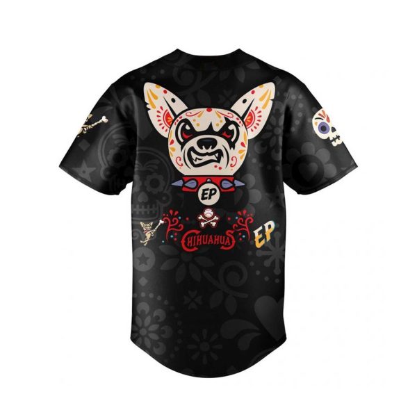 El Paso Chihuahuas Día de los Muertos Baseball Jersey 2025